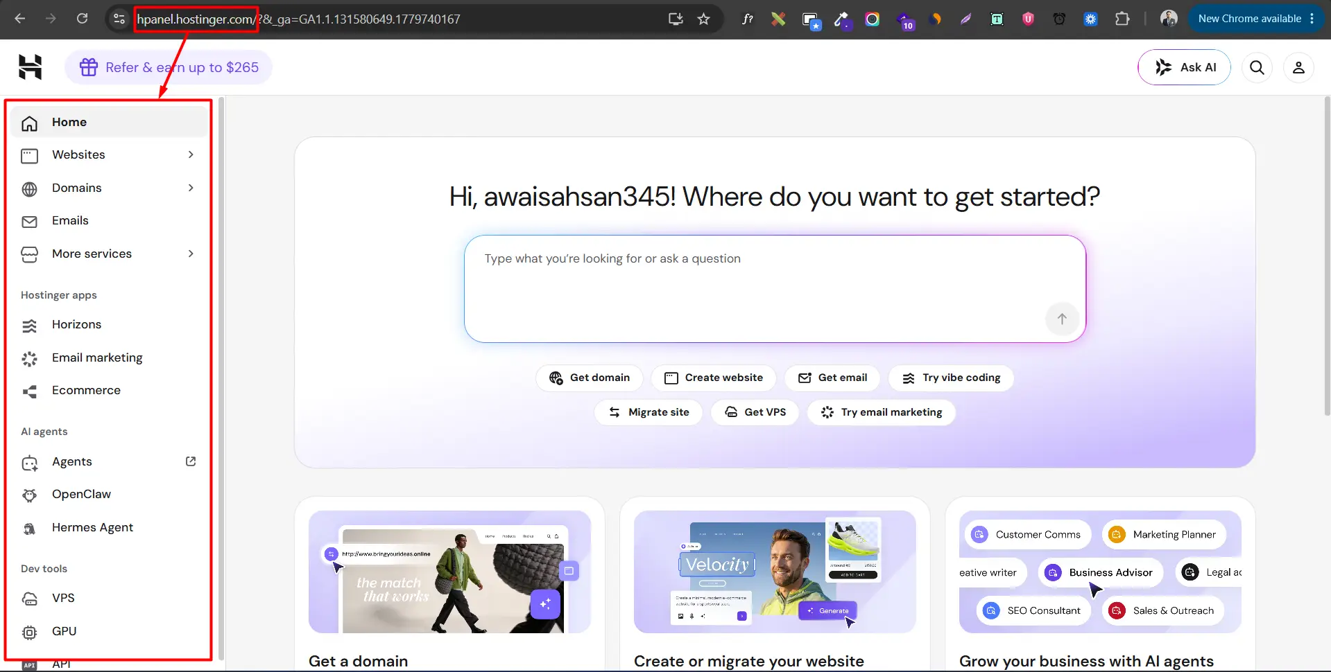 install wordpress on hostinger